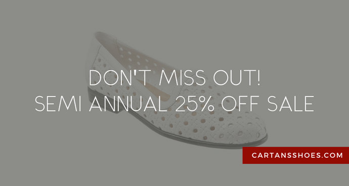 Our Semi-Annual 25% off Sale is Here!