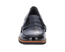 Winnie II Black Croc