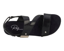 Chloe Black Patent Lizard Print