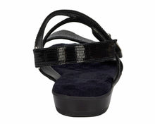 Chloe Black Patent Lizard Print