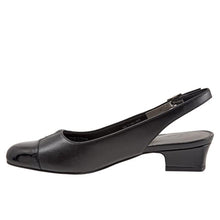 Dea Black with Patent Toe