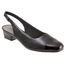 Dea Black with Patent Toe