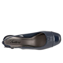 Dea Navy with Patent Toe