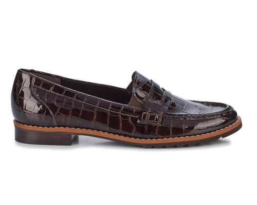 Winnie II Brown Croc