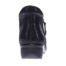 Damascus Bootie Black Lizard